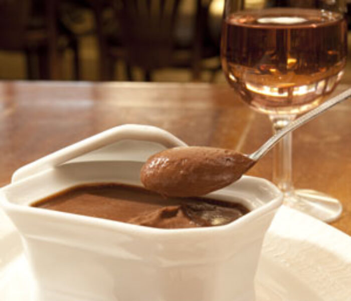 Menu du midi : Mousse au chocolat 