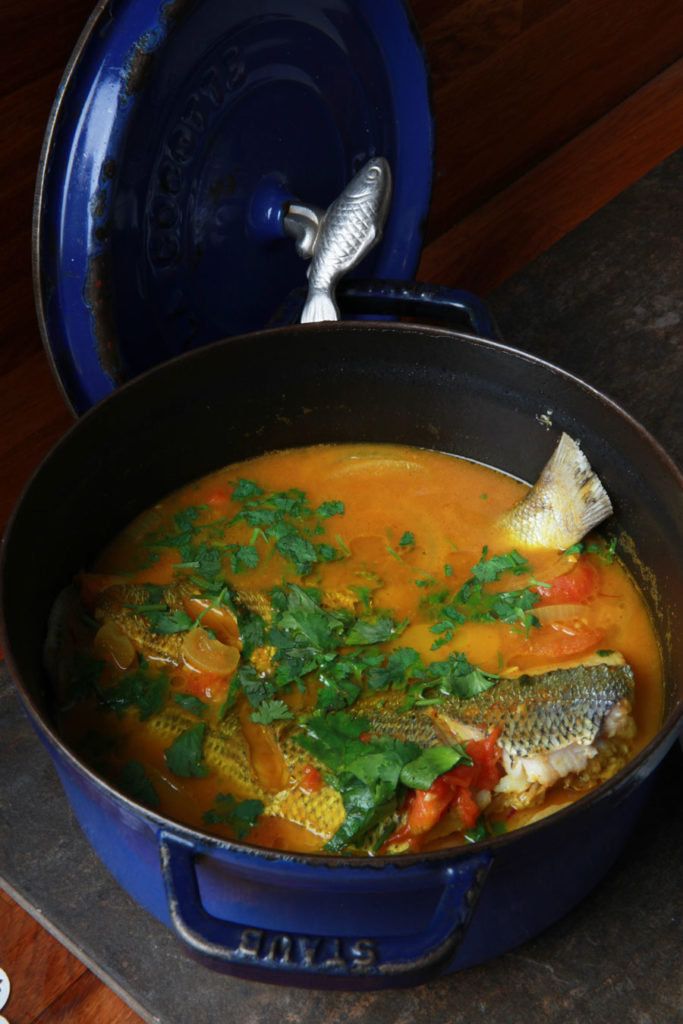 Cocotte de dorade aux épices Le Baligan Cabourg
