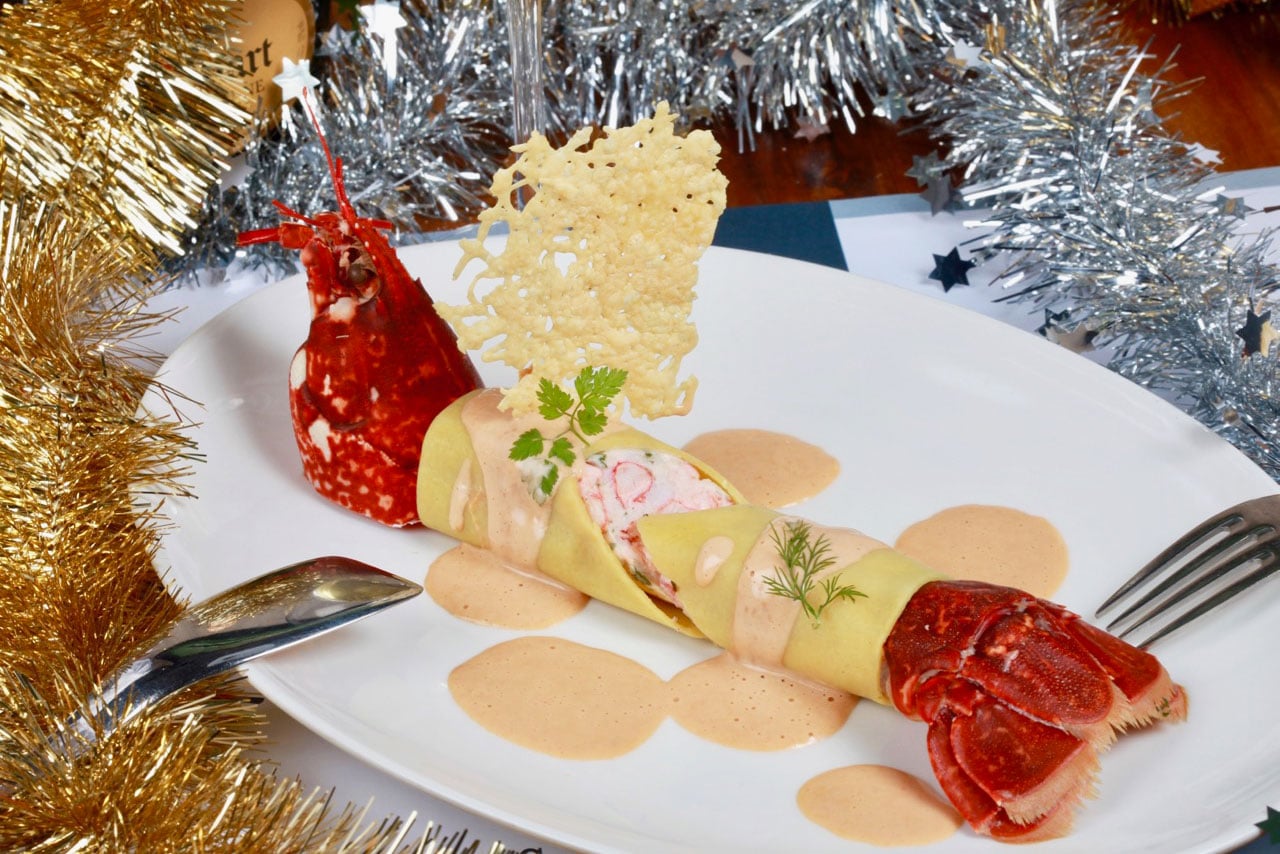 Menu reveillon homard 2018