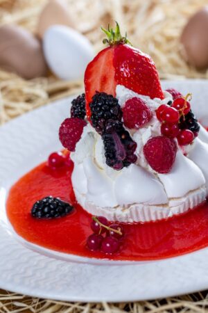 dessert fruits rouges